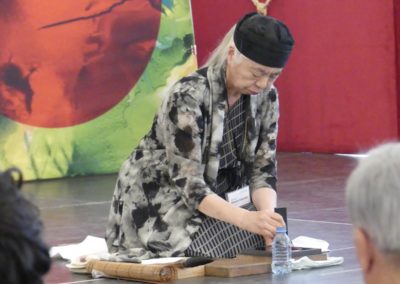 Kalligrafie –Performance Miwako Nagaoka